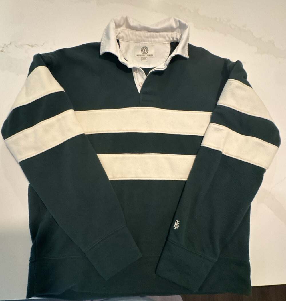 American Eagle x Tru Kolors Pique Rugby Sweatshirt